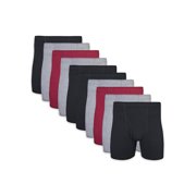 Gildan Men's Boxer Briefs With Covered Waistband, 10-Pack